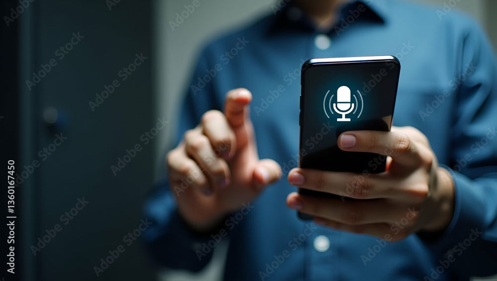 Poster mobile voice recording: ai commands & audio messaging simplified