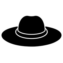 black hat vector illustration