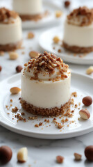  macadamia nut and cream dessert