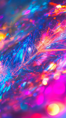 Iridescent Crystal Prism Glow