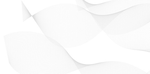 Dynamic White Motion Curve Vector Template for Technology and Business Presentations

