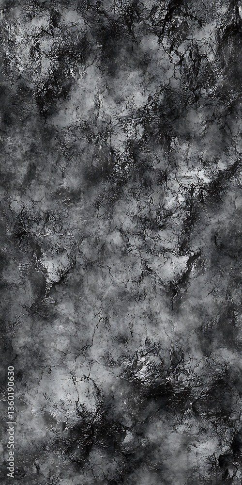 Poster intricate gray patterns surface texture, sophisticated abstract design