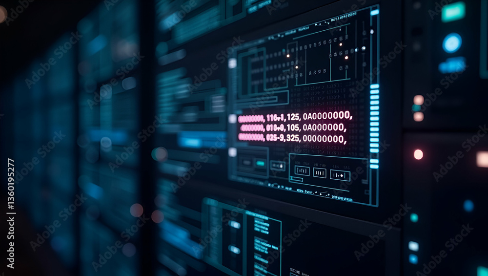 Poster urgent cyber attack alert: system hacked! safeguard your data from malicious code and cybercrime - f