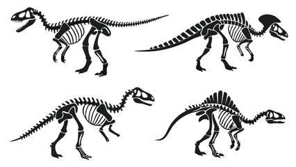 Set of dinosaur