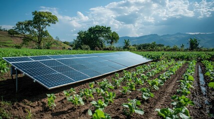 Solar Powered Irrigation: Cultivating Sustainability in Agricultural Landscapes