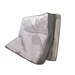 old mattress