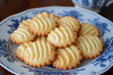 Swedish Butter Cookies on the plate