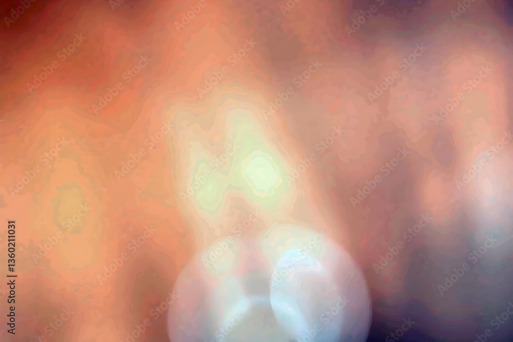Poster vibrant abstract colorful light patterns soft forms