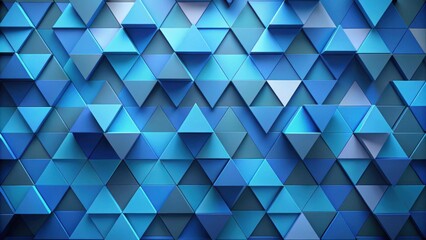 Fototapeta premium Abstract Blue Triangular Pattern Background Design for Modern Presentation and Website Decoration