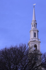 church in the morning