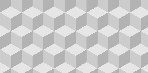 Abstract square white cubic square shape backdrop texture. cube geometric wall and floor vector diamond hexagon triangle wallpaper background.	