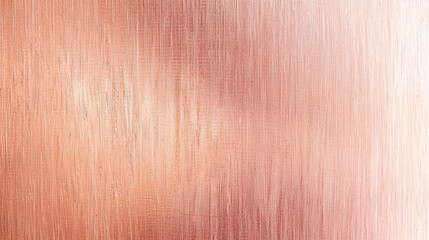 Macro brushed rose gold aluminum texture with warm highlights and clean surface, ideal for beauty or product branding