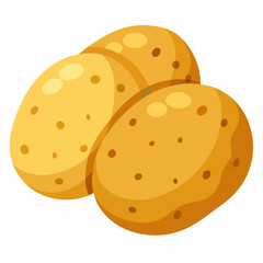 vector illustration of a potato