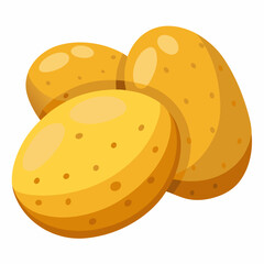vector illustration of a potato