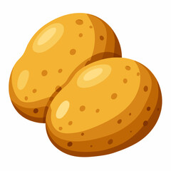 vector illustration of a potato