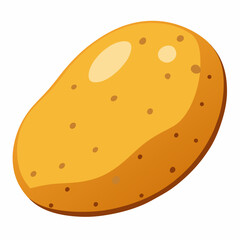 vector illustration of a potato