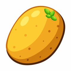 vector illustration of a potato