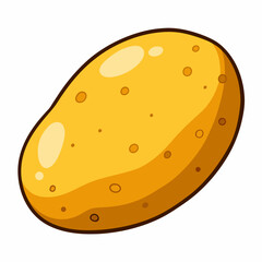 vector illustration of a potato