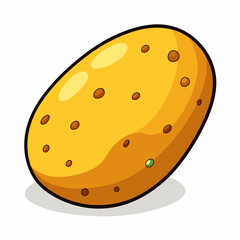 vector illustration of a potato