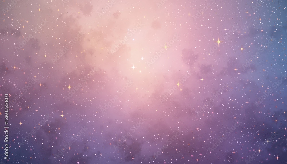 Poster exploring the cosmic wonders of the universe through a starry nebula in space digital art celestial 