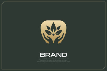 Nature Wellness Logo Gold
