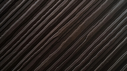 Fototapeta premium Deep midnight brown metal with brushed diagonal texture, perfect for upscale product visuals and warm metal finishes