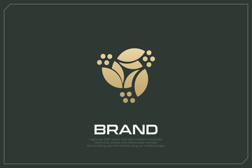 Nature Wellness Logo Gold