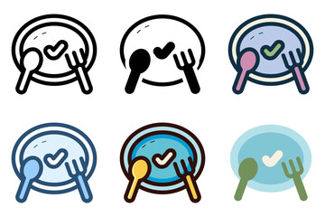 food inspection icon vector illustration