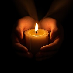 Candlelit reflection moment intimate setting photography warm light close-up serenity concept