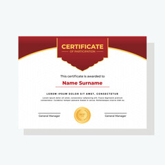 modern award certificate template