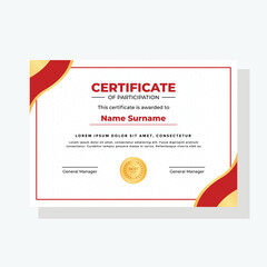 modern award certificate template