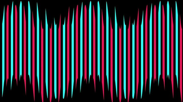Digital sound wave equalizer. Equalizer in the style of a popular social network