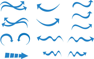 Wind/ Direction Arrow Set with transparent background for Architecture/ design sheets