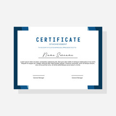 modern award certificate template