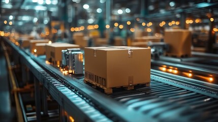 Automated Manufacturing Process in a Warehouse