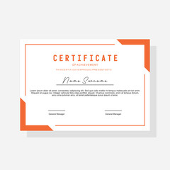 modern award certificate template