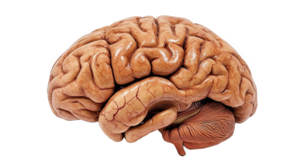 Human Brain Anatomy Illustration