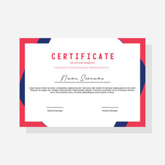modern award certificate template