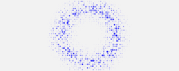 vector modern geometrical circle abstract background. Dotted texture template.