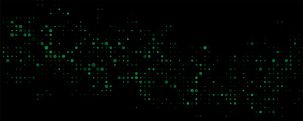 Obraz premium Dark Blue, Green vector red pattern of geometric circles, shapes. Colorful mosaic banner.