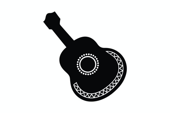recommend clip art:  Cinco de Mayo guitar silhouette illustration. and Cinco de Mayo element vector art