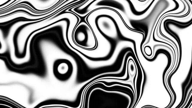 Liquid silver color abstract background animation, moving colorful liquid paint motion video animation