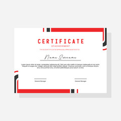 modern award certificate template