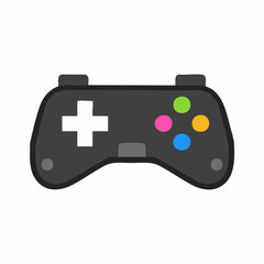 Obraz premium Simple Video Game Controller Icon Illustration. vector image