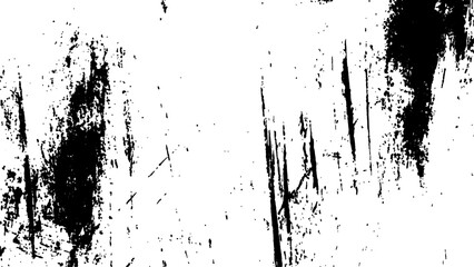 Abstract grunge black and white distressed texture background. Vector black and white paint texture grunge, strokes,
