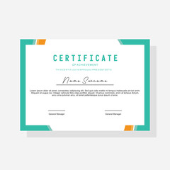 modern award certificate template