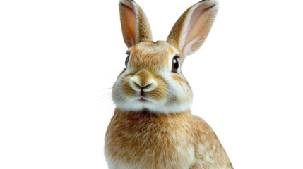 Adorable Brown Rabbit Portrait