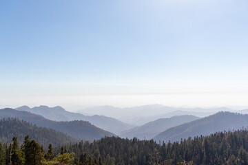 Mountain landscape in Yosemite National Park