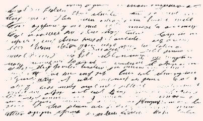 Abstract hand writing vector text