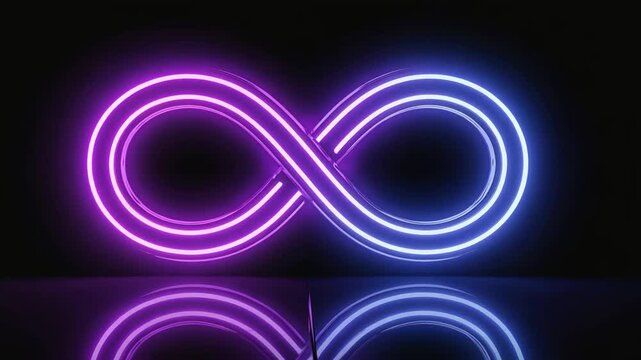 Video of an infinity sign.